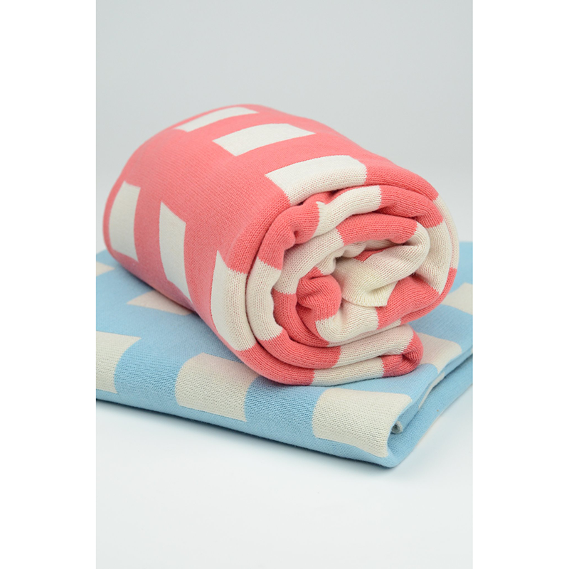 Emotion Kids Bassinet Blanket - Watermelon Check