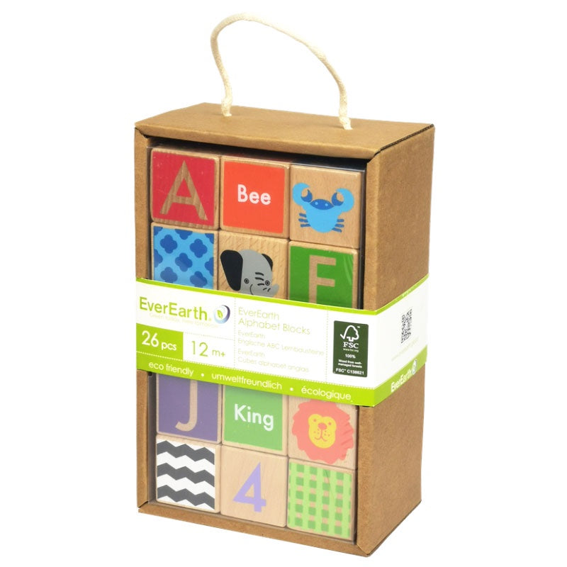 Ever Earth Alphabet Blocks 26PC