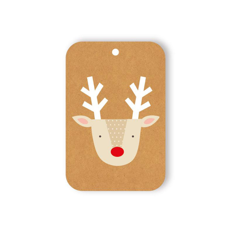 Elly Oak Tag - Reindeer