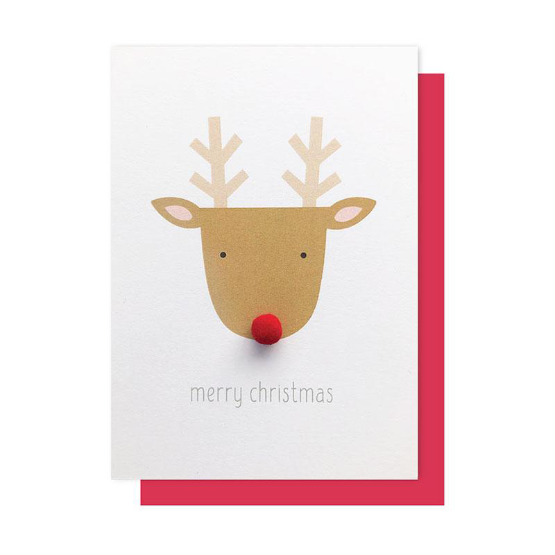 Elly Oak - Reindeer with Pom Pom Nose