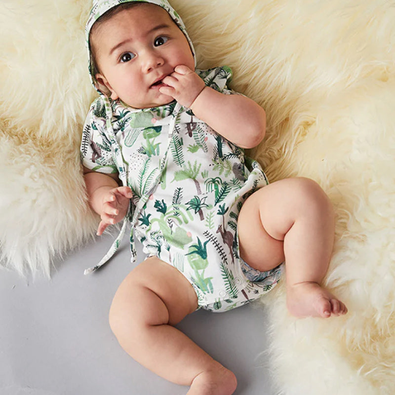 Halcyon Nights SS Body Suit - Fern Gully