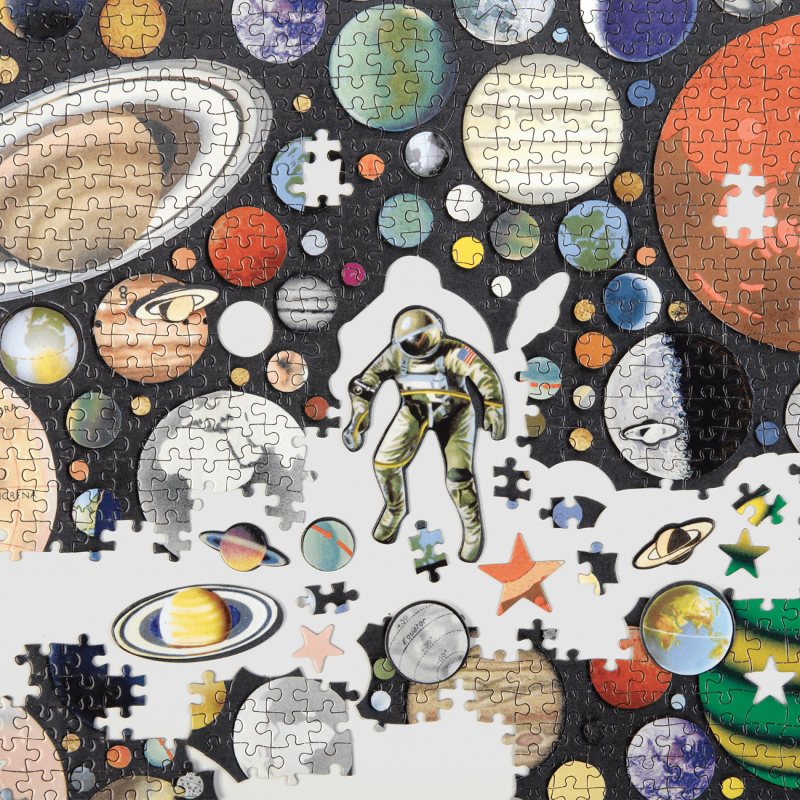 Galison 1000PC Shaped Puzzle - Zero Gravity