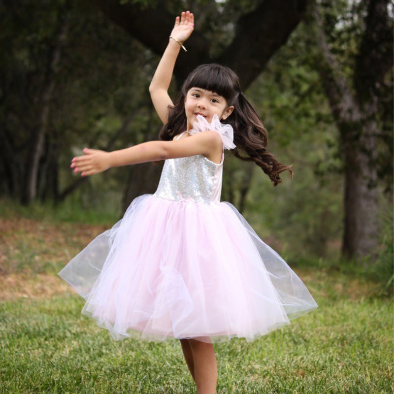 Princess Dress - Pink Sequins