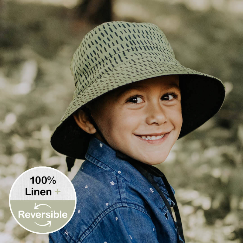 Bedhead Kids Reversible Sun Hat - Explorer Billie Ebony
