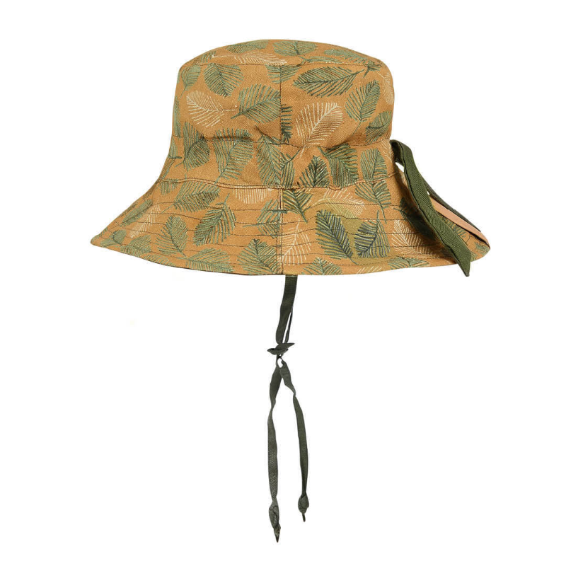 Bedhead 'Explorer' Reversible Sun Hat - Oakley Olive