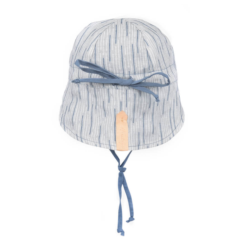 Bedhead 'Lounger' Baby Reversible Flap Sun Hat - Sprig Steele