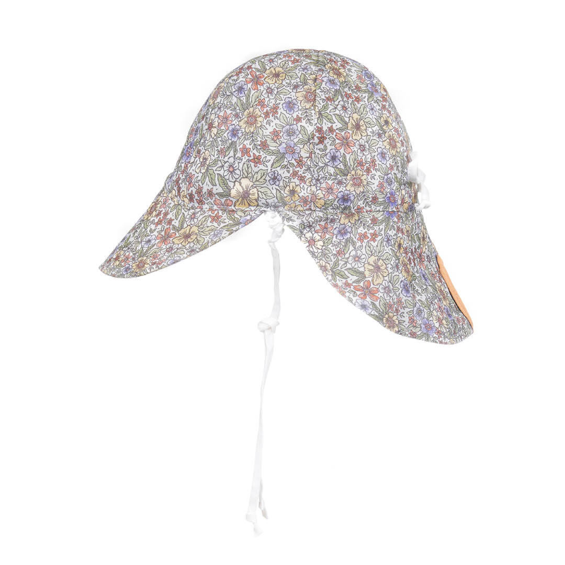 Bedhead Baby Reversible Flap Sun Hat - Lounger Winnie Blanc