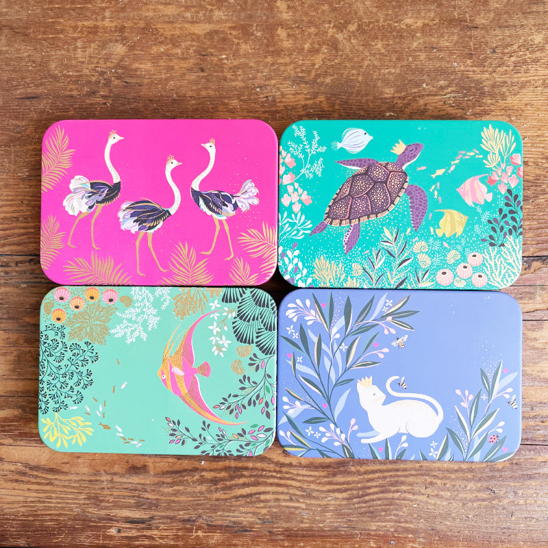 Sara Miller Flip Lid Pocket Tin - Assorted