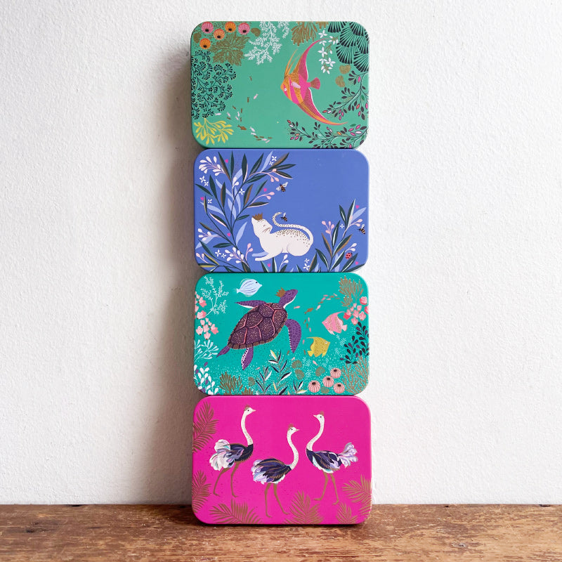 Sara Miller Flip Lid Pocket Tin - Assorted
