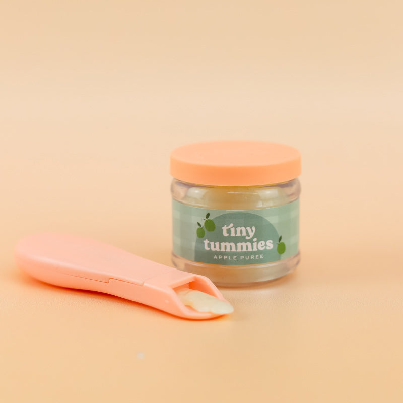 Tiny Harlow Tiny Tummies Magic Apple Puree Jar/Spoon
