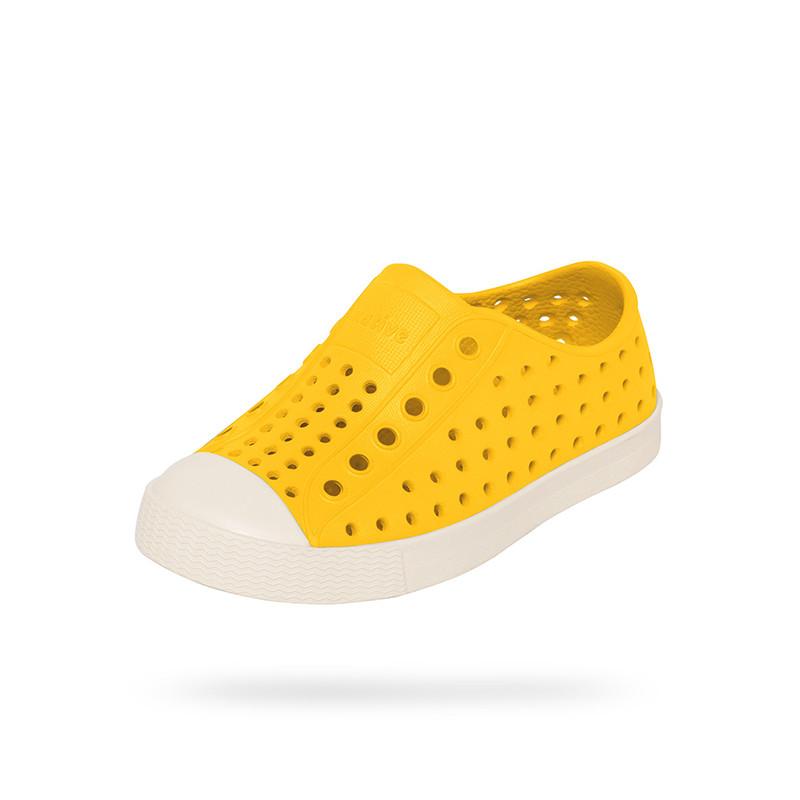 Native Jefferson Shoes - Crayon Yellow Cool kids shoes at A Cool kids shop