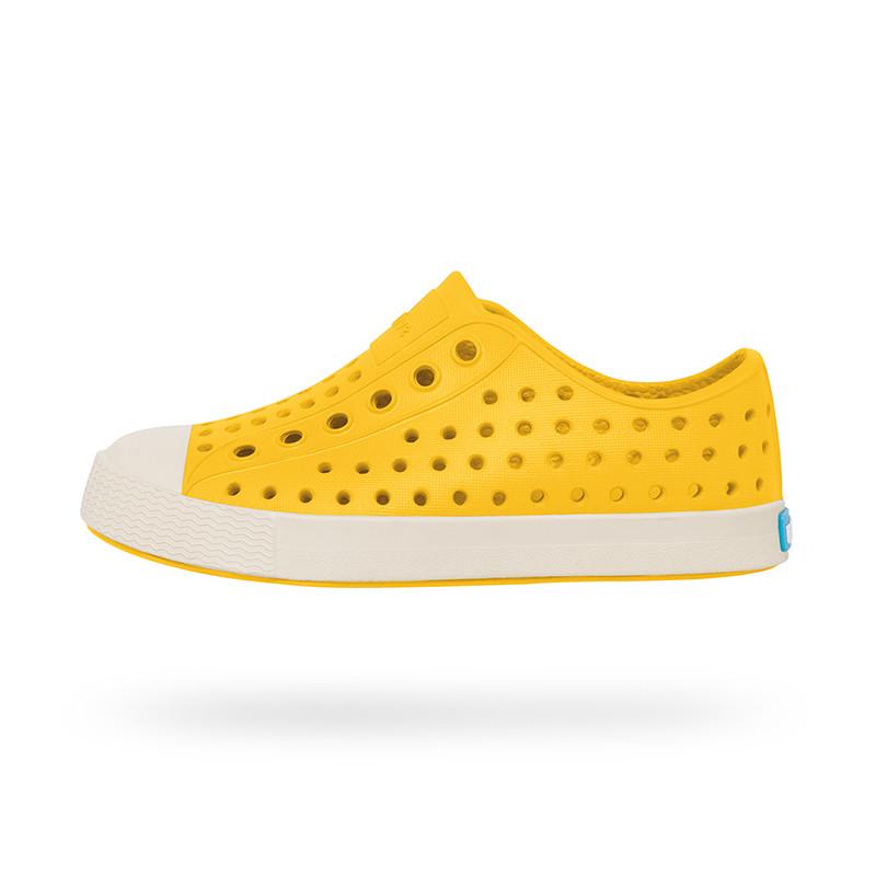 Native Jefferson Shoes - Crayon Yellow Cool kids shoes at A Cool kids shop