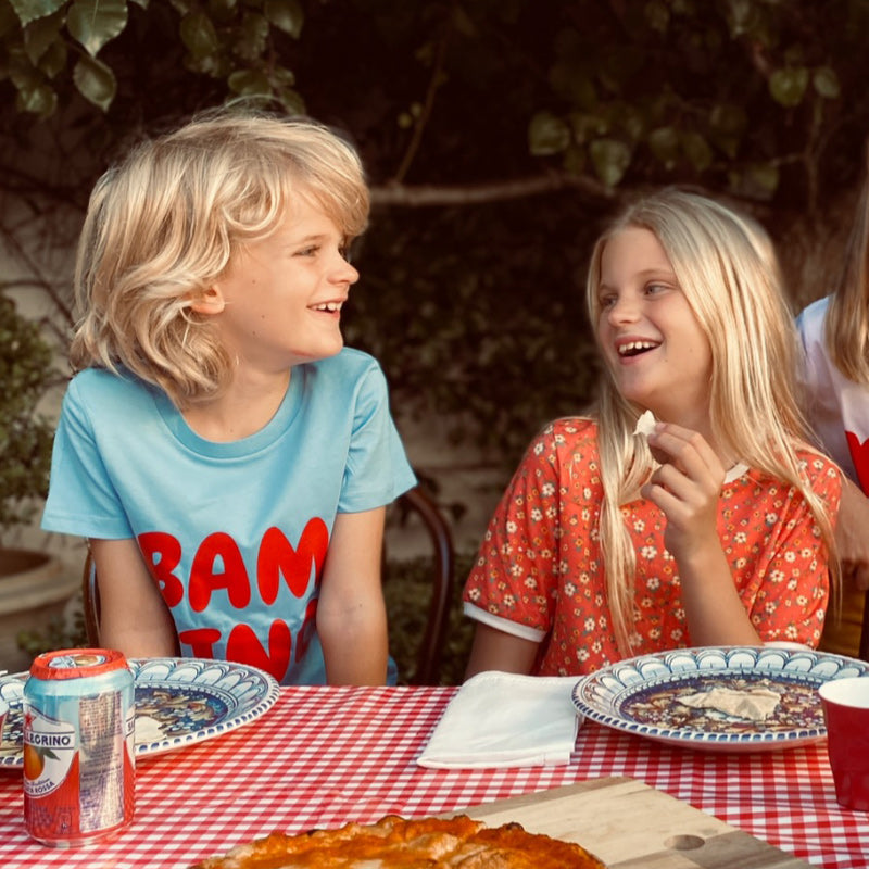 Play ETC Floral Ringer Tee - Sunkist