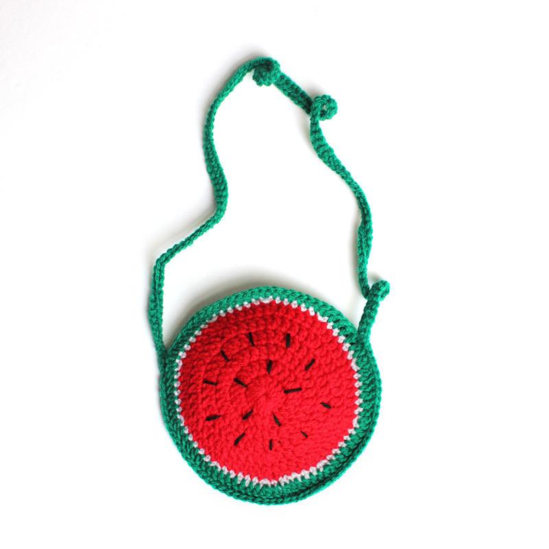 Watermelon Hand Knitted Handbag