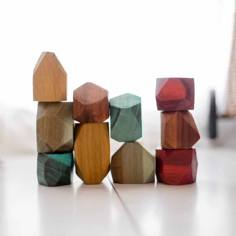 Q Toys Coloured Wooden Gems