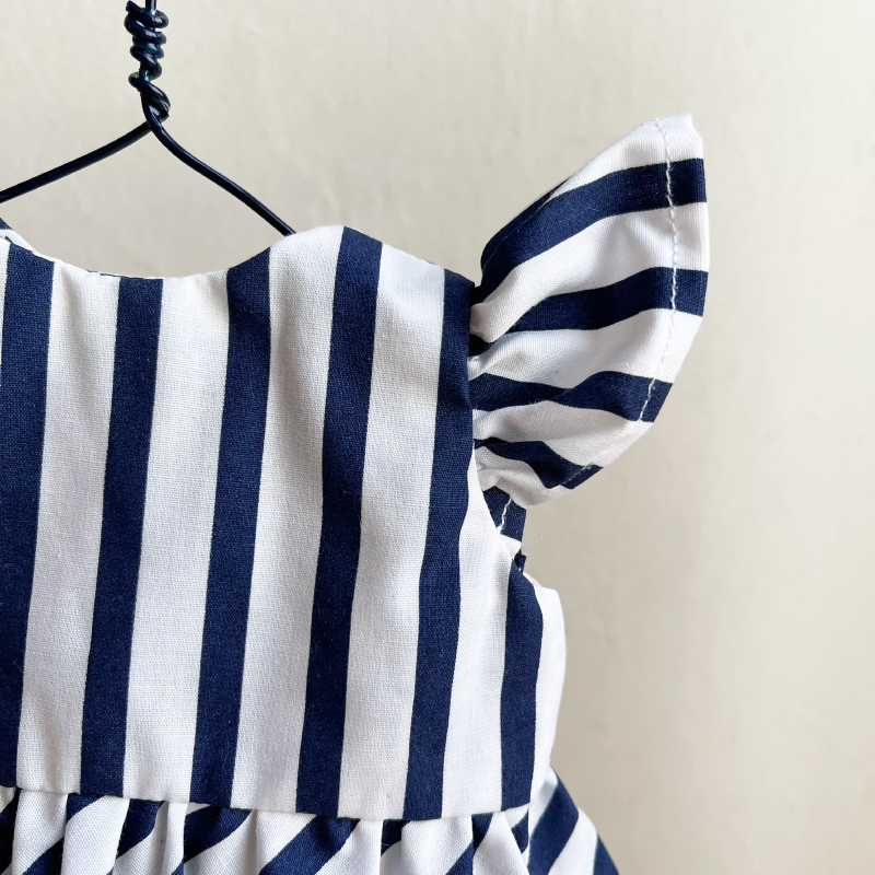 Doll's Holiday Set - Navy Stripe