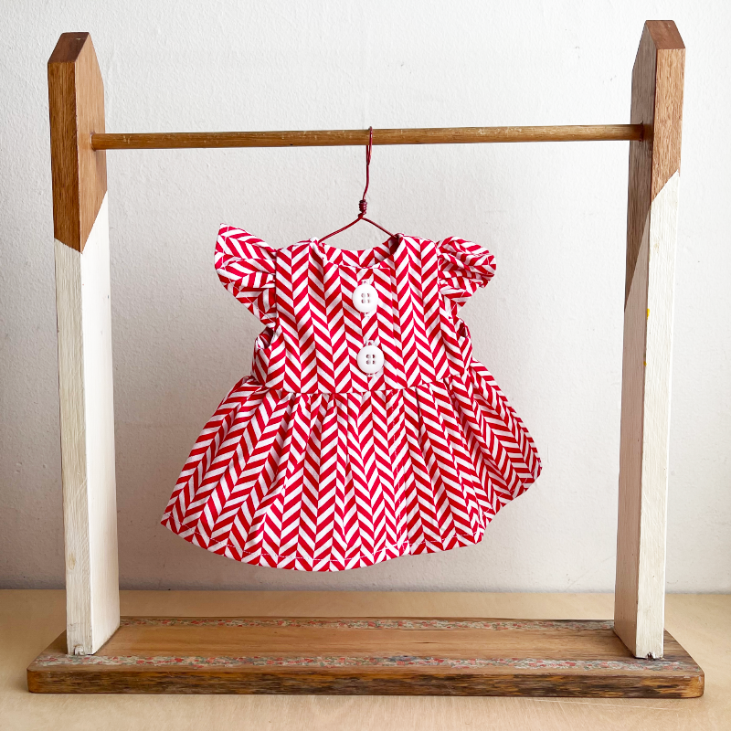 Doll's Holiday Set - Herringbone