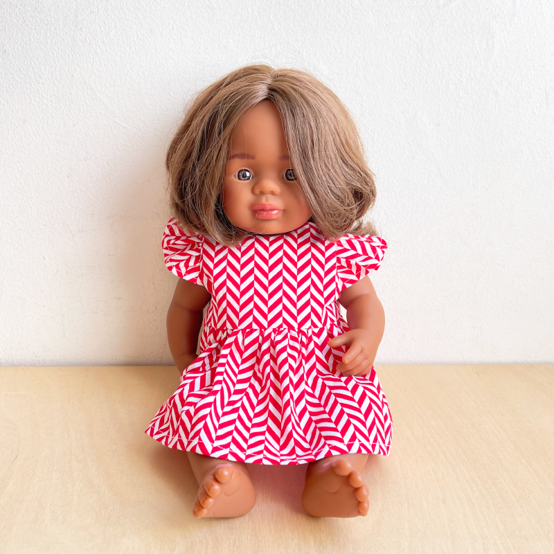 Doll's Holiday Set - Herringbone