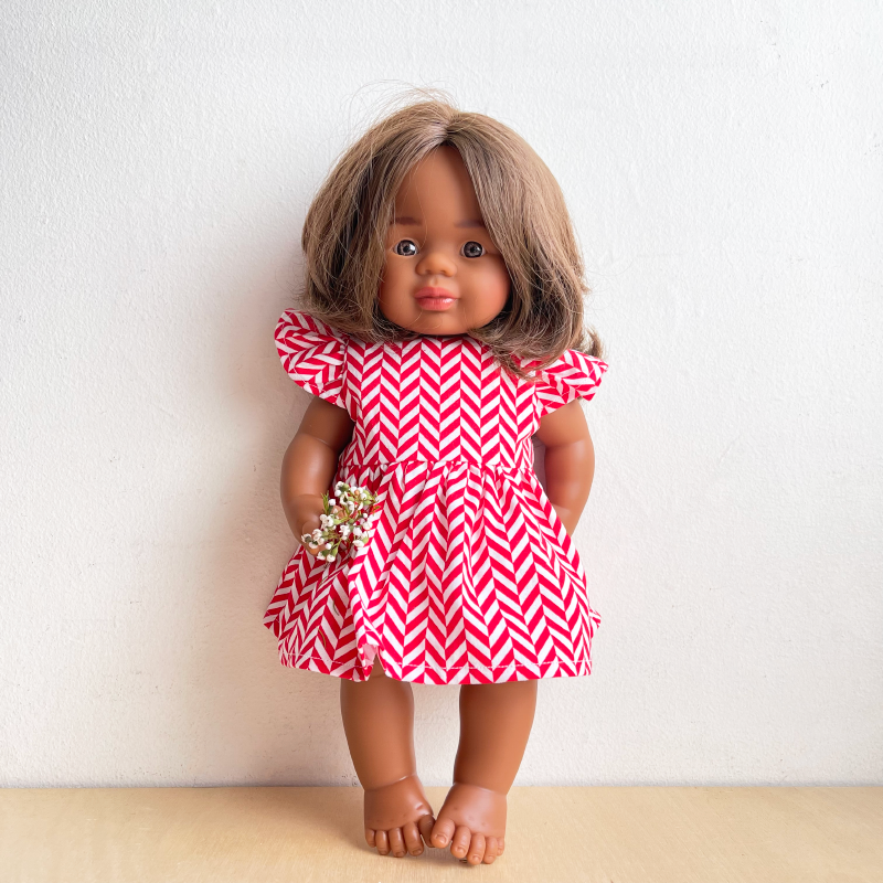 Doll's Holiday Set - Herringbone