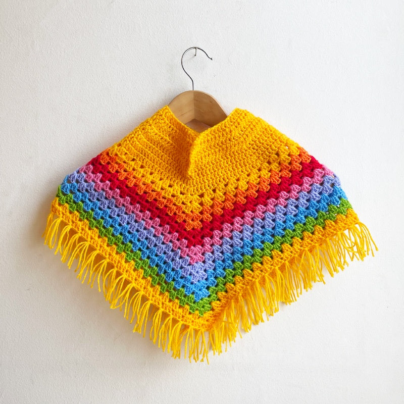Shorties Kids Poncho - Orange