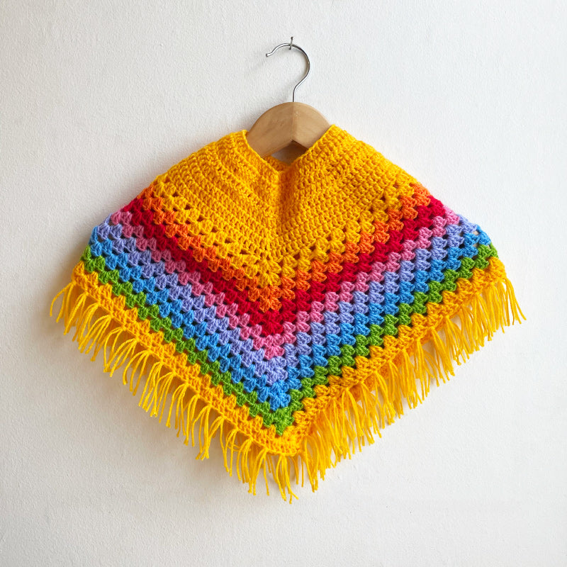 Shorties Kids Poncho - Orange