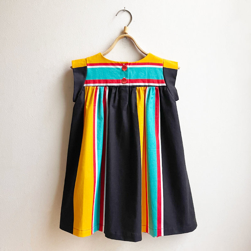 Shorties Vintage Fabric Dress - Stripes