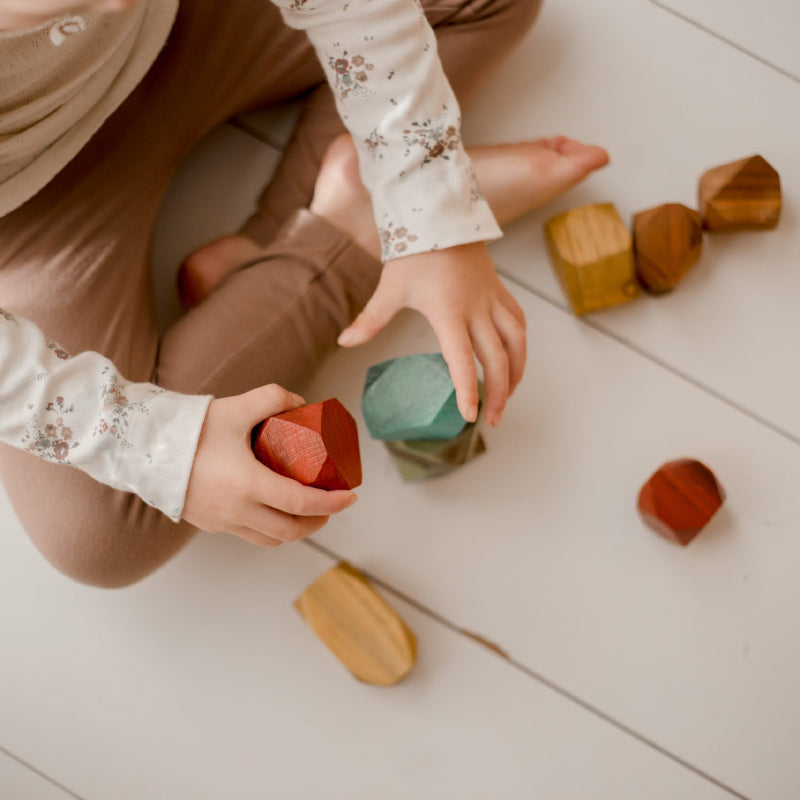 Q Toys Coloured Wooden Gems