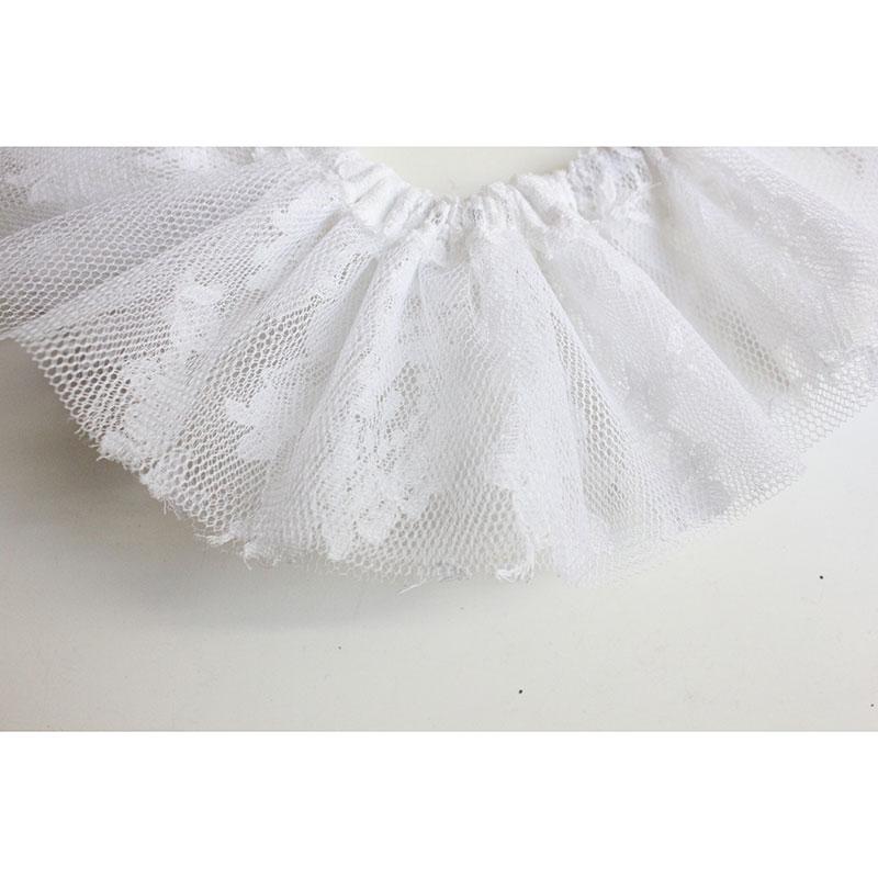 Dolls Tutu - White Floral