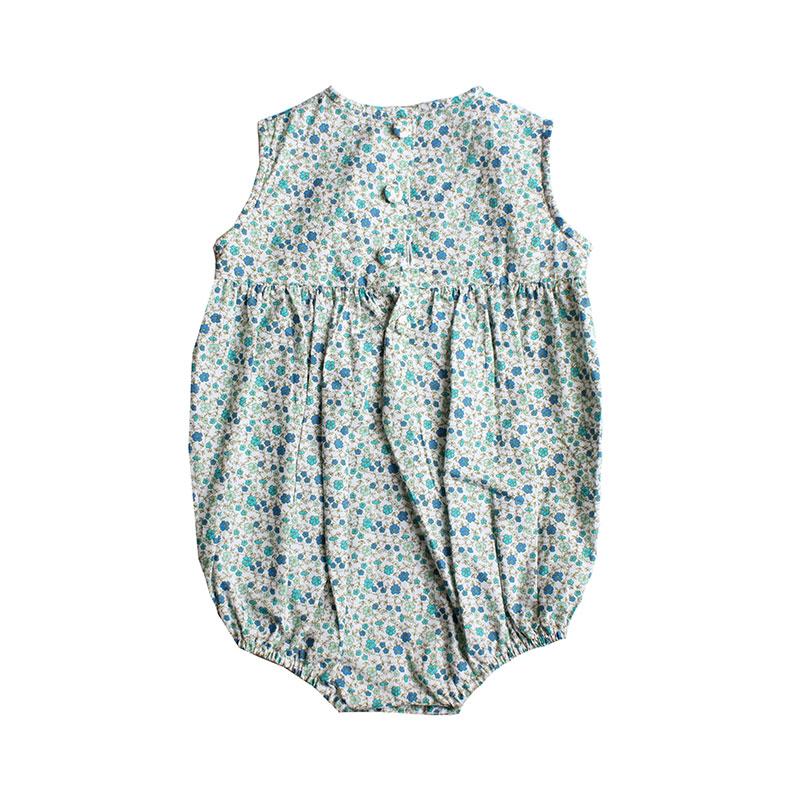 Meleze Blue Floral Boys Geometric