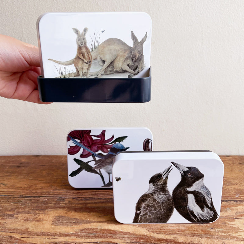 Australian Wildlife Slip Lid Pocket Tin