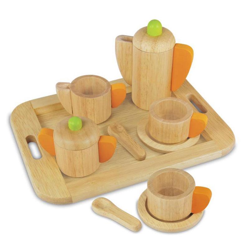 Wooden Tea Set
