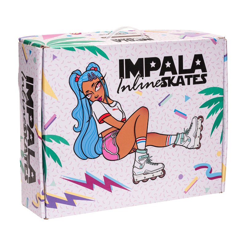 Impala Lightspeed Inline Skates - Pink/Yellow