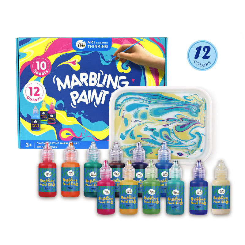 Marbling Paint Kit 12 Colours