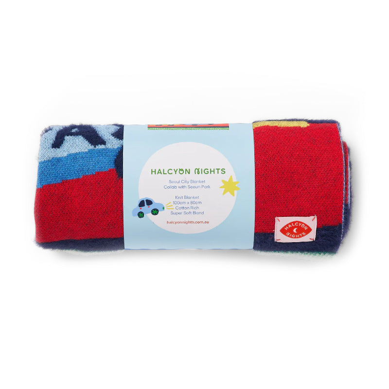 Halcyon Nights Fluffy Blanket - Seoul City
