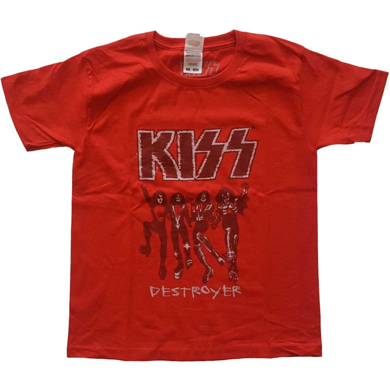 Kiss Tshirt - Destroyer Red