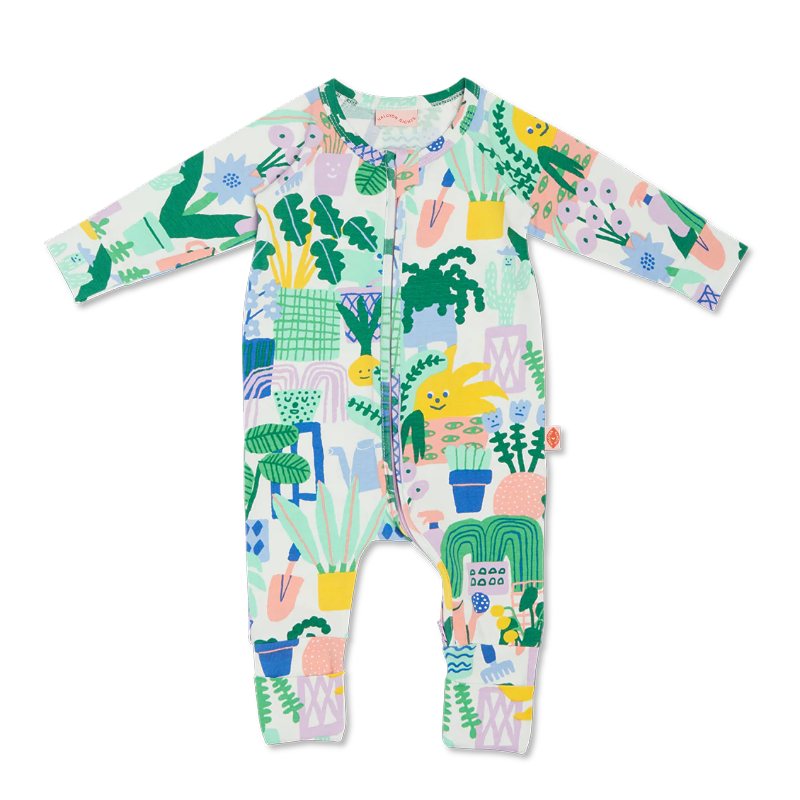 Halcyon Nights LS Zip Suit - Nursery Rhyme