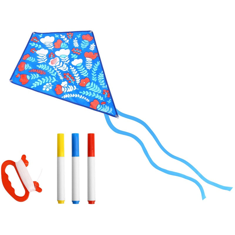 Colour Your Own Kite - Flowers
