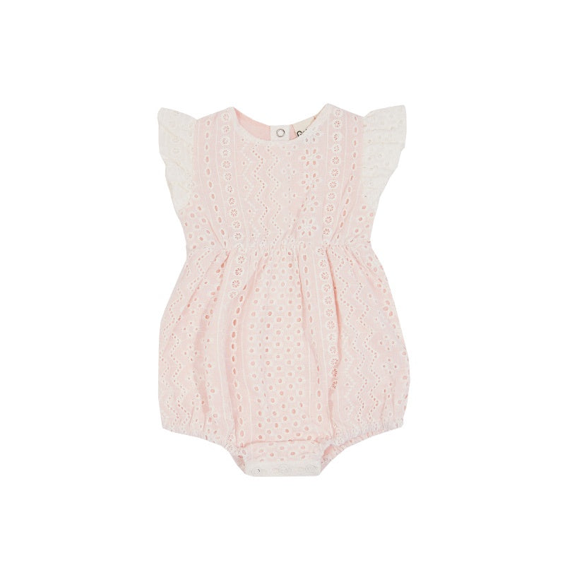 Goldie & Ace Lani Romper - Ivory Broderie Anglaise