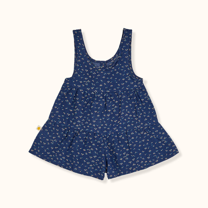 Goldie & Ace Layla Shortalls - Navy Berries