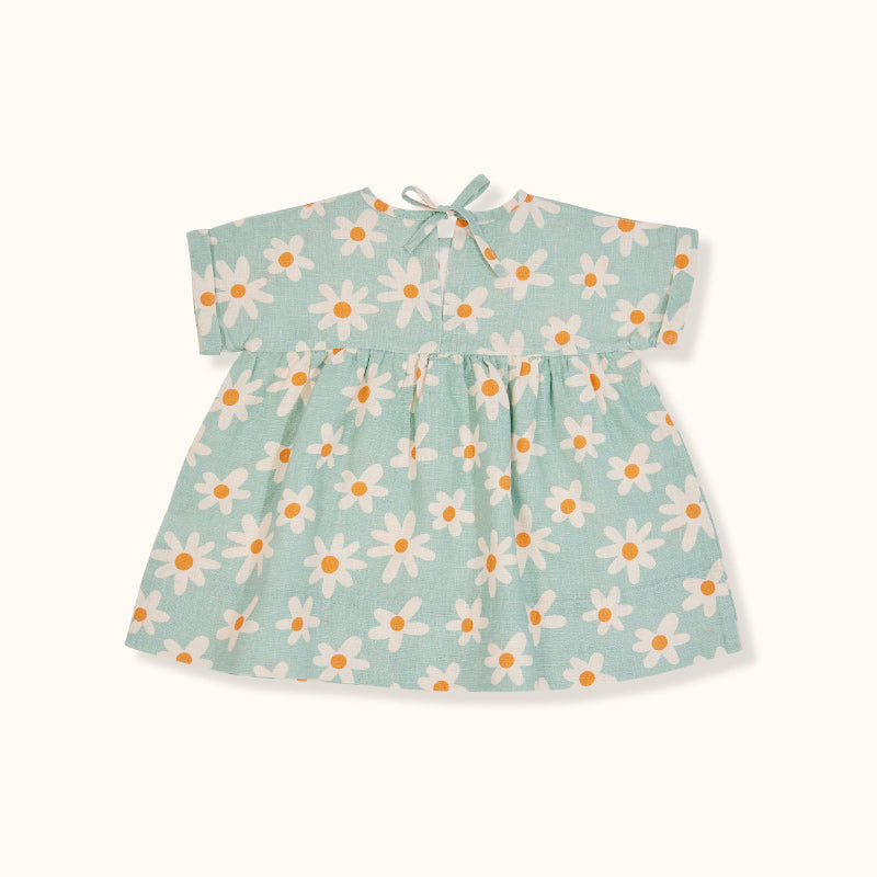Goldie & Ace Lulu Linen Dress - Ditzy Daisy