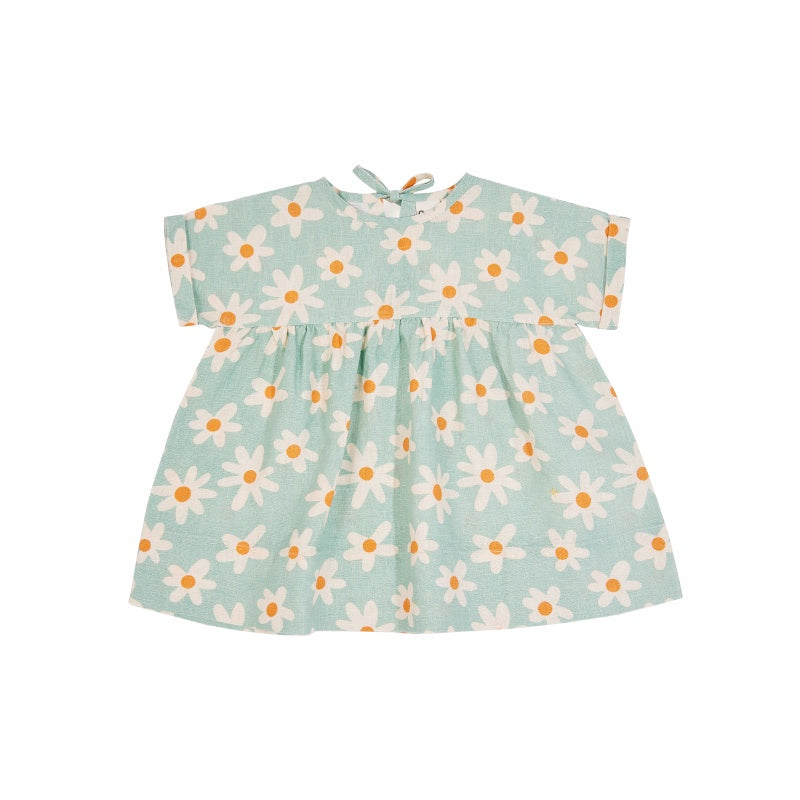 Goldie & Ace Lulu Linen Dress - Ditzy Daisy