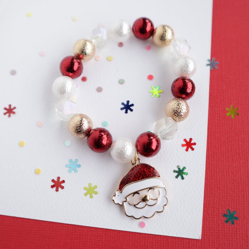 Mon Coco Elastic Bracelet - Dear Santa Rich text editor
