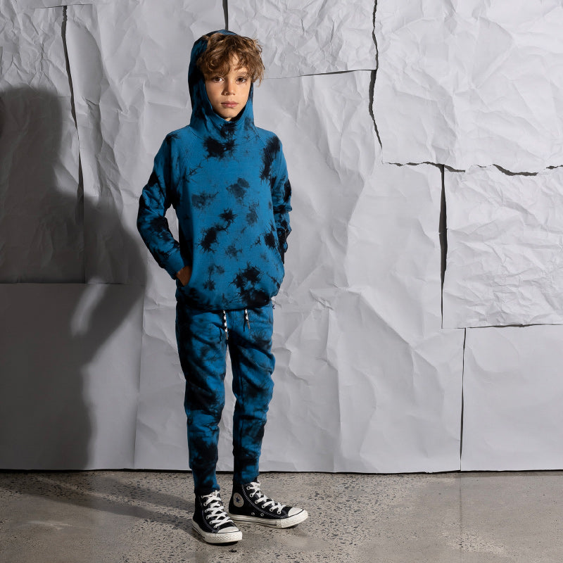 Minti Scattered Trackies - Electric Blue