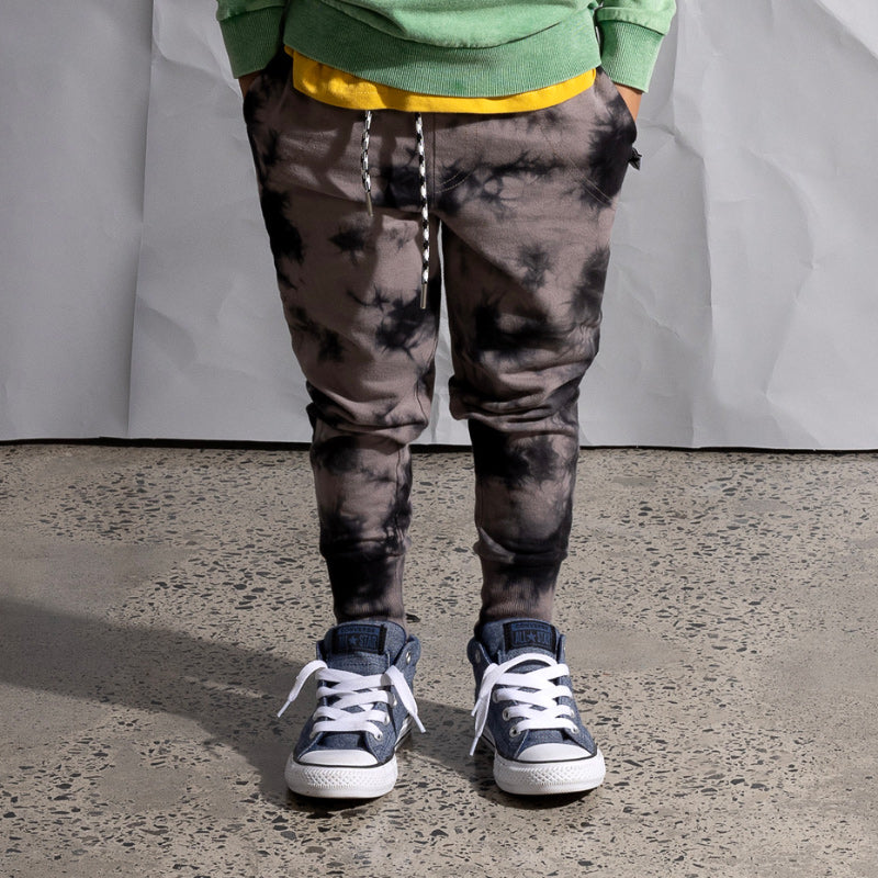 Minti Scattered Trackies - Dark Grey