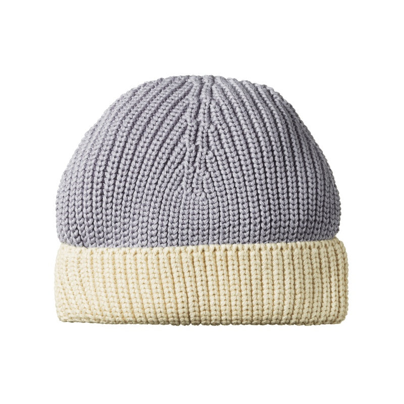 Nature Baby Forest Beanie - Oatmeal Marl/Lilac