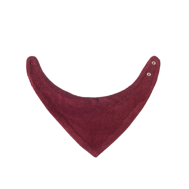 Nature Baby Triangle Bib Terry - Elderberry