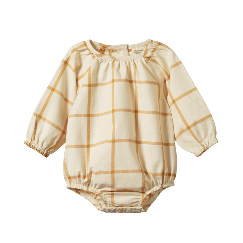 Nature Baby Meadow Bodysuit - Picnic Check