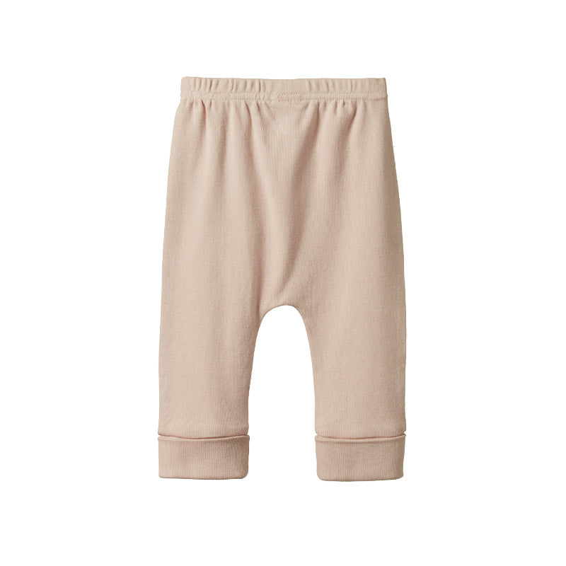 Nature Baby Drawstring Pants - Rose Dust