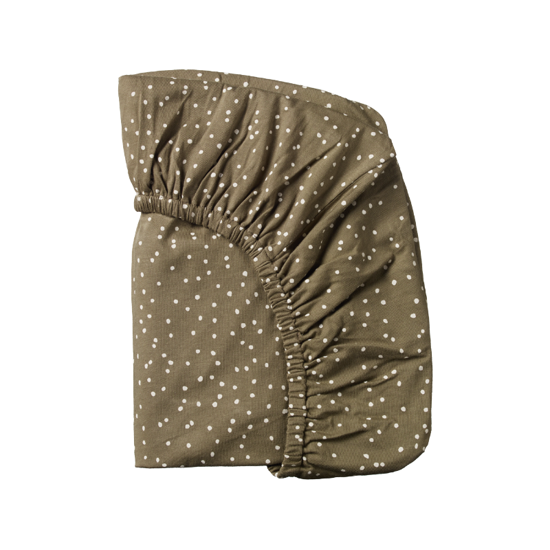 Nature Baby Fitted Bassinet Sheet Jersey - Confetti Cypress