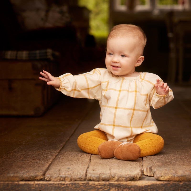 Nature Baby Meadow Bodysuit - Picnic Check